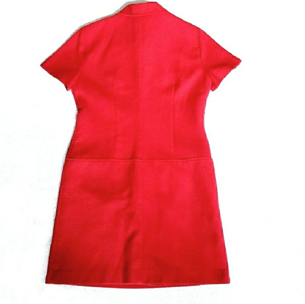 POSITIVE ATTITUDE PETITES Red Career Dress - Picture 2 of 3